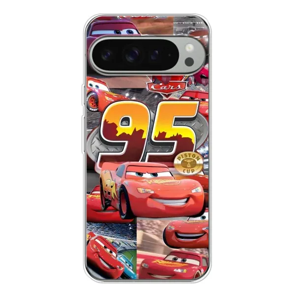 Чехол с принтом «Коллаж Молния Маквин» для Google Pixel 9 Pro XL Чехол с принтом «Коллаж Молния Маквин» для Google Pixel 9 Pro XL