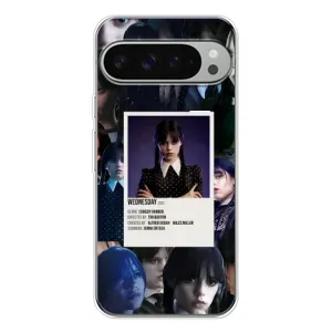 Чехлы Венсдей на Google Pixel 9 Pro XL Уэнсдей (AlphaPrint) (коллаж Уэнздей)