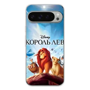 Чехол Король лев на Пиксель 9 Про ХЛ (Постер Король Лев)