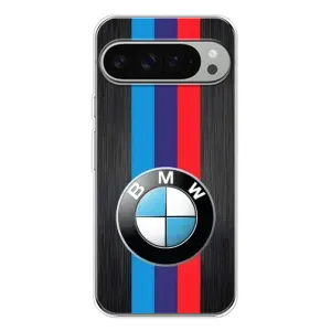 Чохол для Піксель 9 Про ХЛ - з принтом БМВ (AlphaPrint) (Лого BMW)