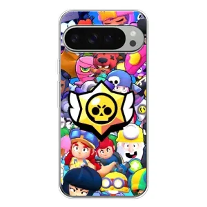 Чехол для Google Pixel 9 Pro XL Бравл Старс (VPrint)