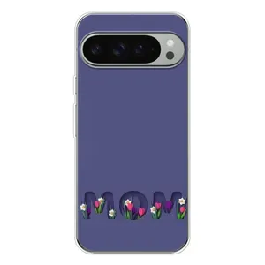 Чехол с принтом «Мама в цветах» для Google Pixel 9 Pro XL