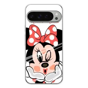 Эксклюзивный чехол для Google Pixel 9 Pro XL (AlphaPrint - Мультяшные) (Маус Минни)
