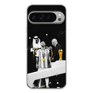 Чохли для Google Pixel 9 Pro XL (Leo чемпіон) (AlphaPrint) (Мессі коронований)