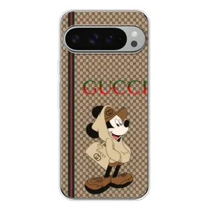 Чохли  GUCCI для Піксель 9 Про ХЛ (AlphaPrint) (Mickey GUCCI)