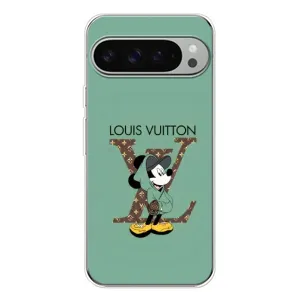 Чехлы Луи Витон для Google Pixel 9 Pro XL (AlphaPrint - LOUIS VUITTON) (Микки Маус LV)