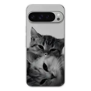 Чохол з малюнком кіт на Google Pixel 9 Pro XL (Пара котів)