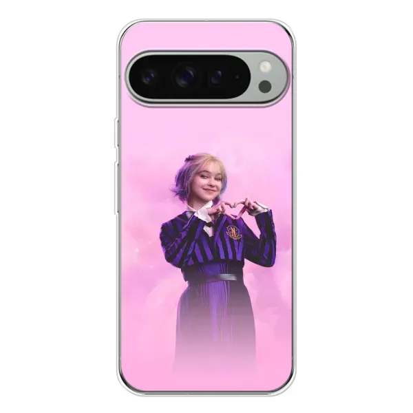 Чехол с принтом «Яркая Энид Уэнздей» для Google Pixel 9 Pro XL Чехол с принтом «Яркая Энид Уэнздей» для Google Pixel 9 Pro XL