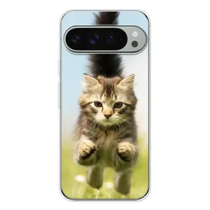Чохли з Котиками для Google Pixel 9 Pro XL (VPrint) (Прижок кота)