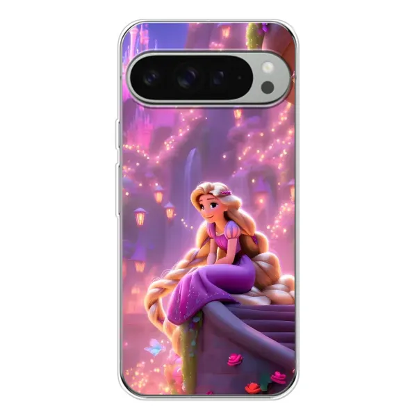 Чехол с принтом «Рапунцель в замке» для Google Pixel 9 Pro XL