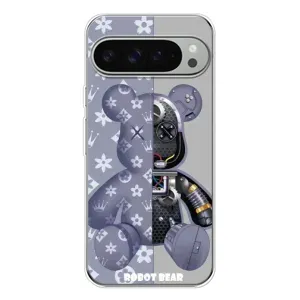 Крутые Чехлы Луи Виттон для Google Pixel 9 Pro XL (AlphaPrint) (Робот Мишка)