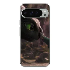 Чехол как приручить дракона на Google Pixel 9 Pro XL (Сцена с драконом)