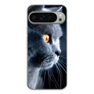 Чохли з Котиками для Google Pixel 9 Pro XL (VPrint) (Сірий Кіт)