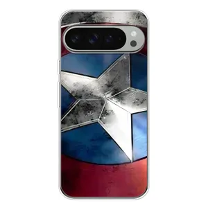 Чехол с принтом «Щит Капитана Америки» для Google Pixel 9 Pro XL