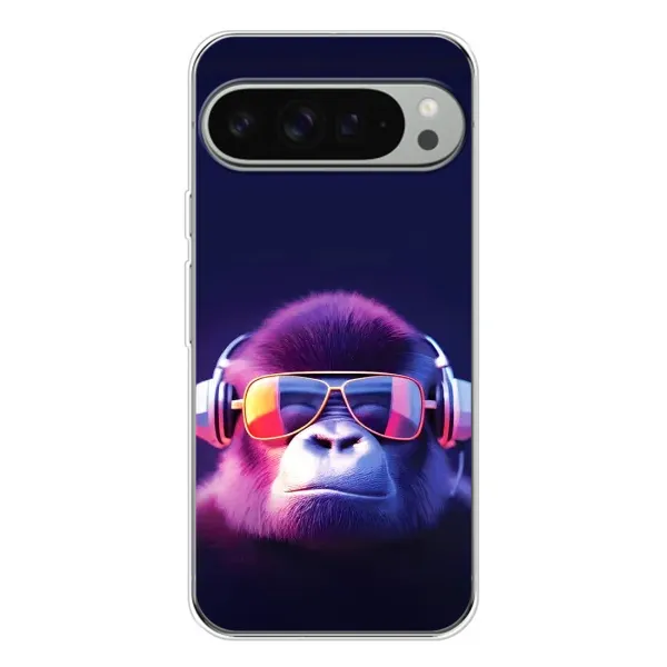 Чехол с принтом «Стильная обезьяна» для Google Pixel 9 Pro XL
