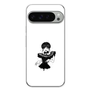 Чехлы Венсдей на Google Pixel 9 Pro XL Уэнсдей (AlphaPrint) (танец Уэнздей)