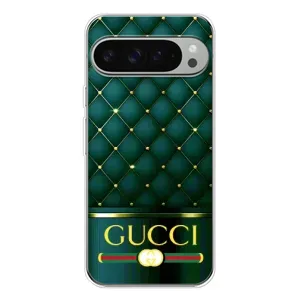 Чохли  GUCCI для Піксель 9 Про ХЛ (AlphaPrint) (Текстура Гуччі)