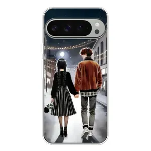 Чехол с дизайном Венздей 2 на Google Pixel 9 Pro XL (Уэнздей и Тайлер)