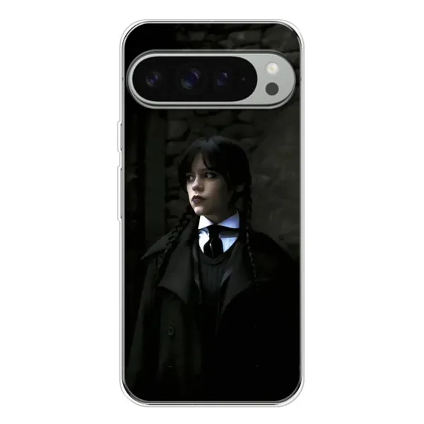 Чехол с принтом «Темный стиль Уэнздей» для Google Pixel 9 Pro XL Чехол с принтом «Темный стиль Уэнздей» для Google Pixel 9 Pro XL