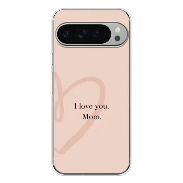 Чехол с принтом «Сердце маме» для Google Pixel 9 Pro XL