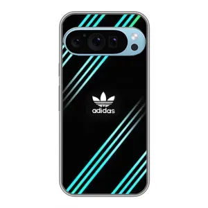 Чохли Адидас для Google Pixel 9 Pro (AlphaPrint) (Адідас з полосами)