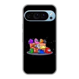 Чехол Амонг Ас для Google Pixel 9 Pro (AlphaPrint) (Амонг-ас)