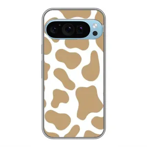 Чохол з принтом «Бежева бурьонка» для Google Pixel 9 Pro