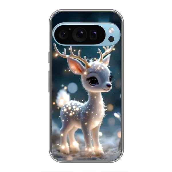 Чехол с принтом «Блестящий олененок» для Google Pixel 9 Pro