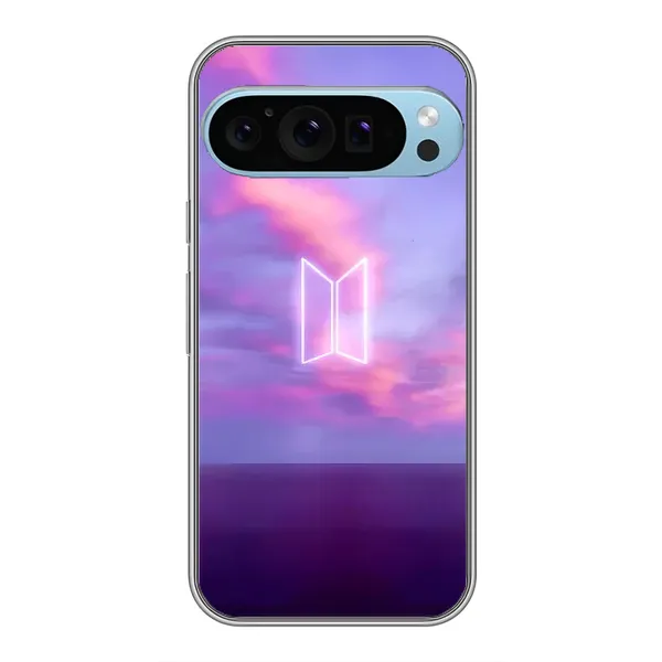 Чехол с принтом «BTS логотип» для Google Pixel 9 Pro Чехол с принтом «BTS логотип» для Google Pixel 9 Pro