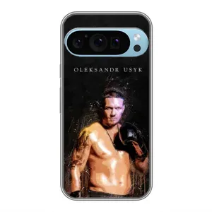 Чехол с принтом «Боксер Александр Усик» для Google Pixel 9 Pro