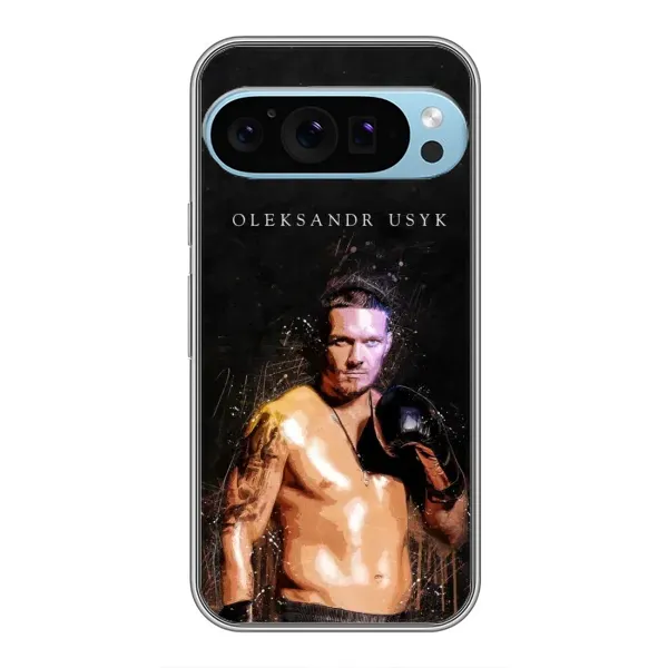 Чехол с принтом «Боксер Александр Усик» для Google Pixel 9 Pro