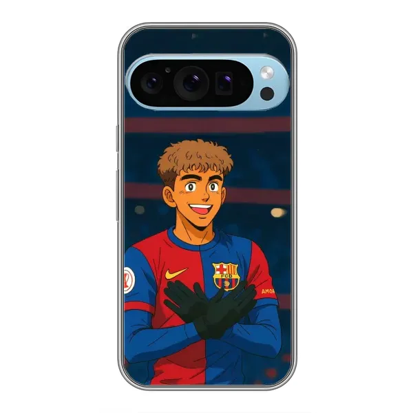 Чохол з принтом «Футболіст Ямаль» для Google Pixel 9 Pro Чохол з принтом «Футболіст Ямаль» для Google Pixel 9 Pro