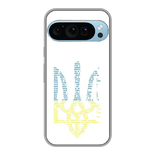 Чехол с принтом «Герб из букв» для Google Pixel 9 Pro