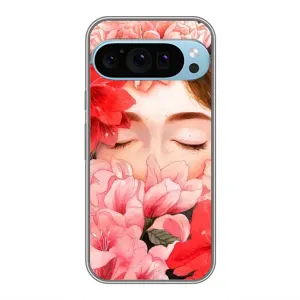 Чехлы (ART) Цветы на Google Pixel 9 Pro (VPrint) (Очі в квітах)