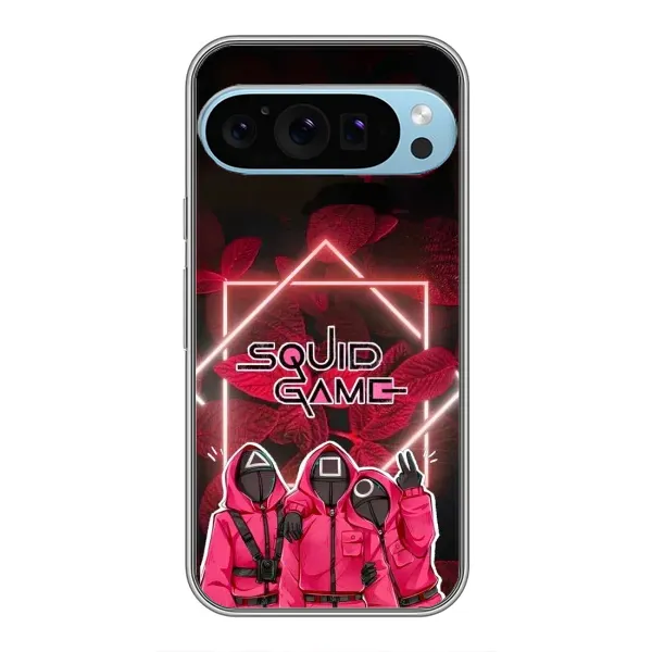 Чохол з принтом «Охоронці Гра кальмара» для Google Pixel 9 Pro Чохол з принтом «Охоронці Гра кальмара» для Google Pixel 9 Pro