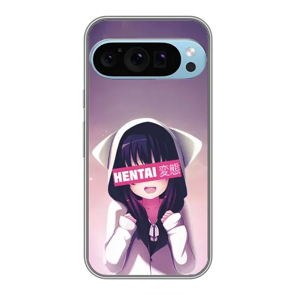 Чохол з принтом «Hentai chan» для Google Pixel 9 Pro