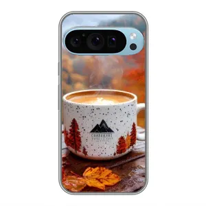 Чохол з принтом «Кава на природі» для Google Pixel 9 Pro
