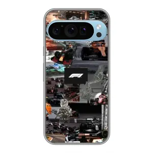 Чохол Формула1 на Google Pixel 9 Pro (Гоночний колаж Ф1)