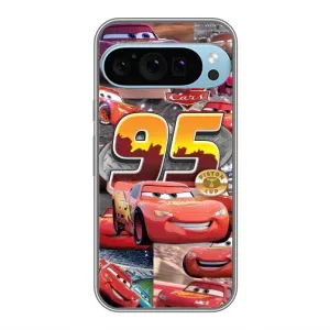 Чохол з принтом «Колаж Блискавка Маквін» для Google Pixel 9 Pro