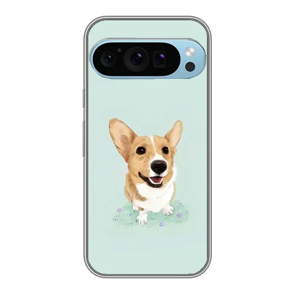 Чехол с принтом «Корги» для Google Pixel 9 Pro