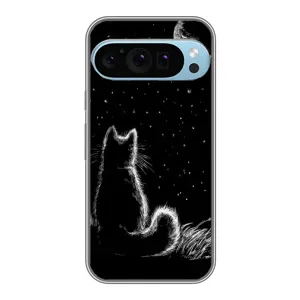 Чохол з принтом для Google Pixel 9 Pro (AlphaPrint) Модні коти
