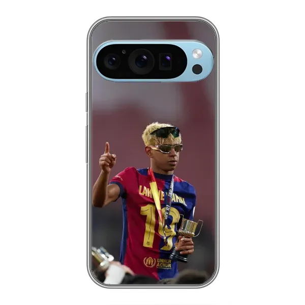 Чохол з принтом «Lamine Yamal» для Google Pixel 9 Pro Чохол з принтом «Lamine Yamal» для Google Pixel 9 Pro