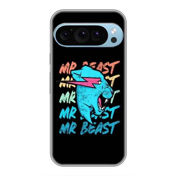 Чохол з принтом «logo Mr beast» для Google Pixel 9 Pro