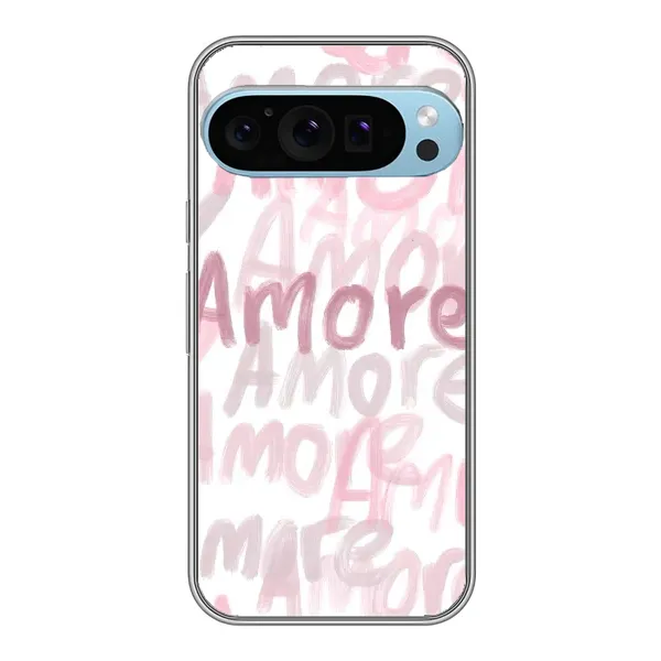 Чохол з принтом «Аморе любов» для Google Pixel 9 Pro