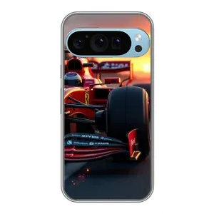 Чохол Формула1 на Google Pixel 9 Pro (Макларен на заході)