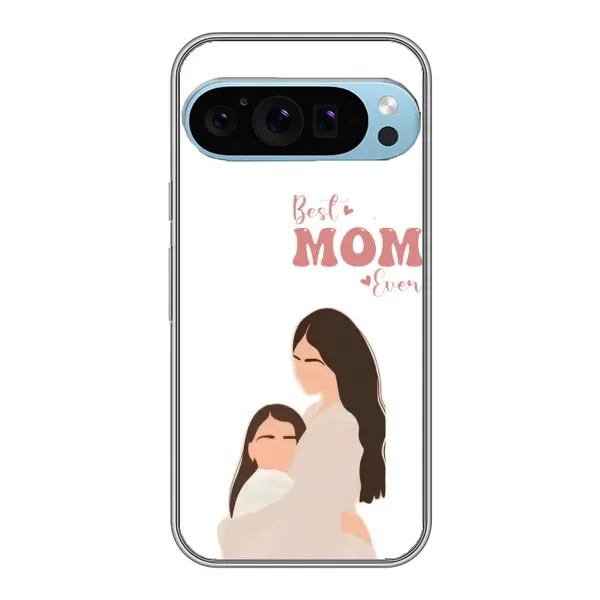 Чехол с принтом «Мама и дочка» для Google Pixel 9 Pro Чехол с принтом «Мама и дочка» для Google Pixel 9 Pro