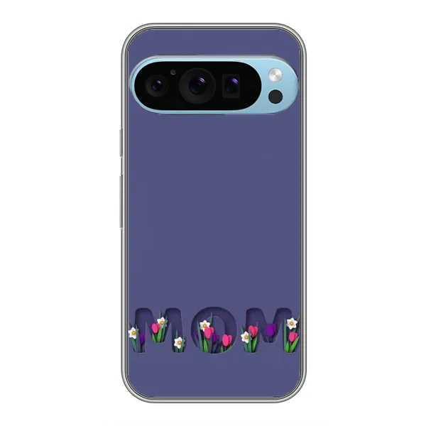 Чехол с принтом «Мама в цветах» для Google Pixel 9 Pro Чехол с принтом «Мама в цветах» для Google Pixel 9 Pro