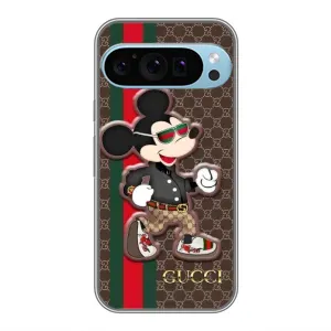 Чохли  GUCCI для Гугл Пиксель 9 Про (AlphaPrint) (Маус Гуччі)