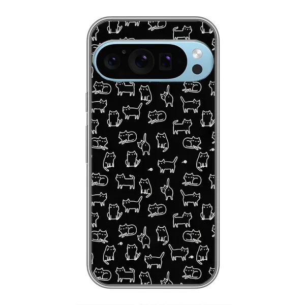 Чохол з принтом «Маленькі котики» для Google Pixel 9 Pro