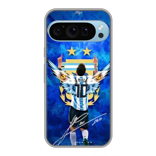 Чехол с принтом «Месси Аргентина» для Google Pixel 9 Pro Чехол с принтом «Месси Аргентина» для Google Pixel 9 Pro
